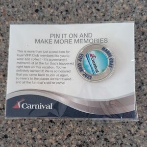 Carnival Mardi Gras 2025 VIFP Collectible Pin